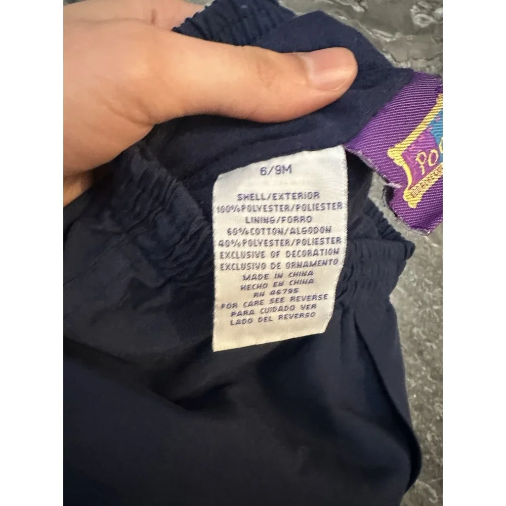 Vintage Winnie The Pooh Baby‎ Pants Blue 6/9 M 100 Acre Collection